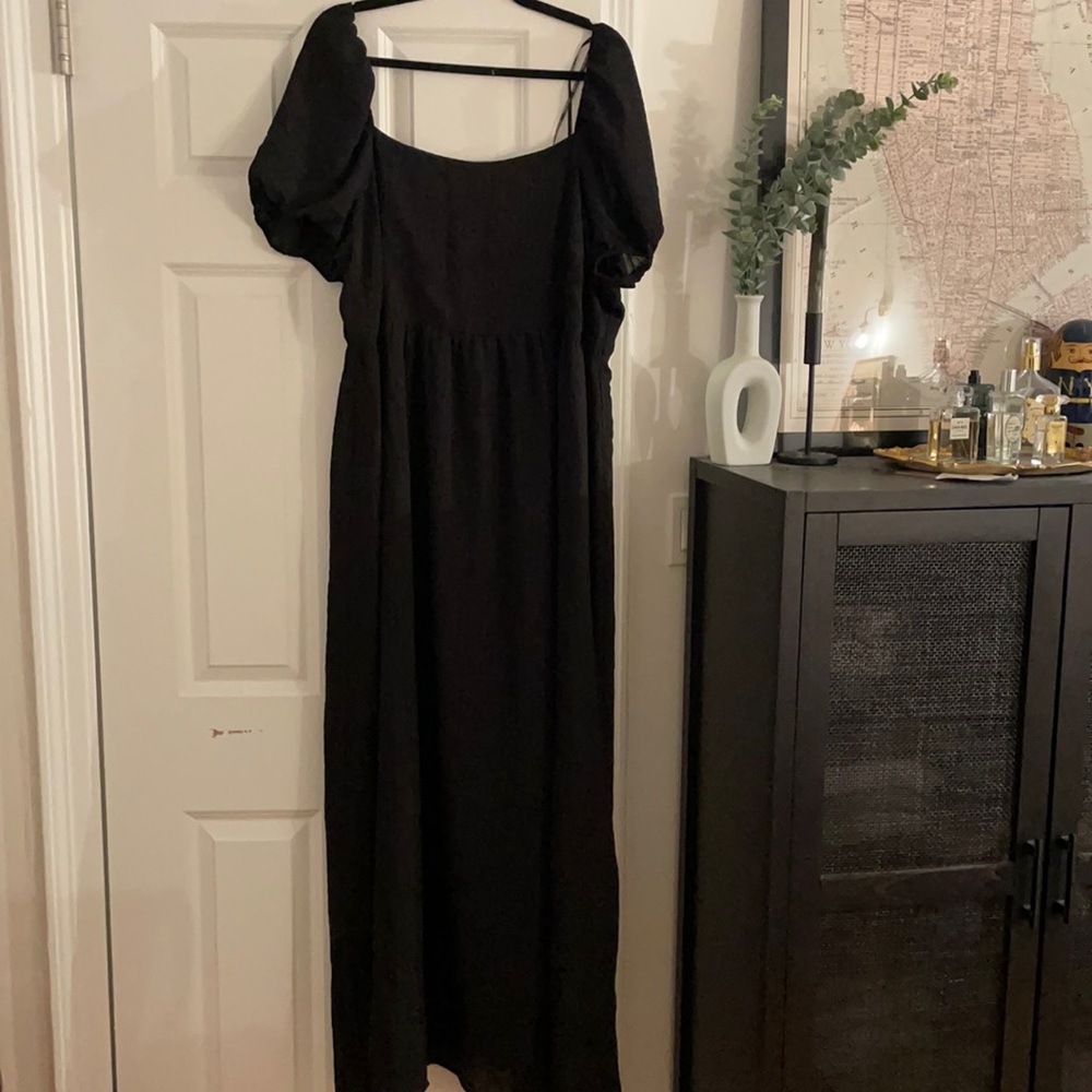 Black Cutout Maxi Dress